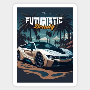 Futuristic Beauty Sticker